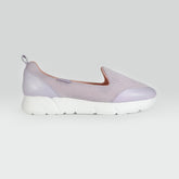 Zapato Urbano de Tela con Borrego Lila - Para Mujer